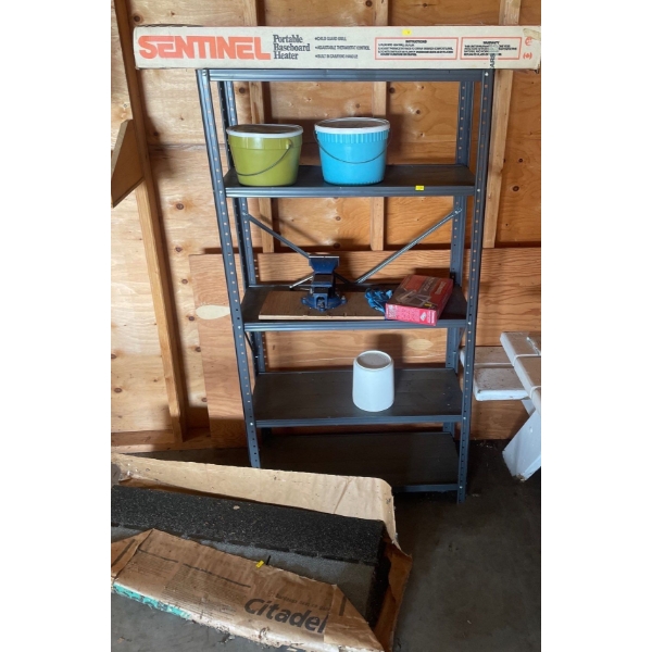 Utility Shelf, Shingles, and Supplies 30W, 12D, 59T 