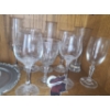 Image 5 : Barware Contents of Cupboard Incl: Some Crystal Glasses, Pewter Vessels and Other Glassware 
