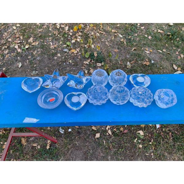 Glass Candle Holders