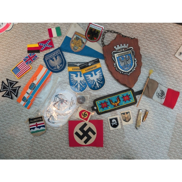 Patches Stickers Flags Plaques Coin & More 