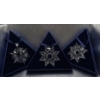 3 Swarovski Crystal Snowflake Ornaments 