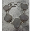 Image 7 : Amethyst and Druzy Amethyst Jewelry Set with Pearls in Stamped .925 Silver