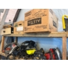 Image 6 : Entire shelf with miscellaneous power, tools, drills skill size sanders planers Lights, thousands of