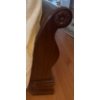 Image 2 : Beautiful Rosewood Queen Sleigh Bed w/ Sealy Posterpedic Mattress