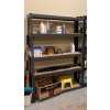 Image 1 : Metal Utility Shelf w/ Contents 36x18x61