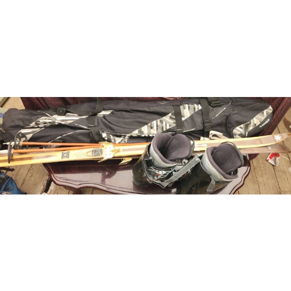 Ski Set With Rossignol Carbon Skis, Bonna Skis, Poles, Nordica Boots,
