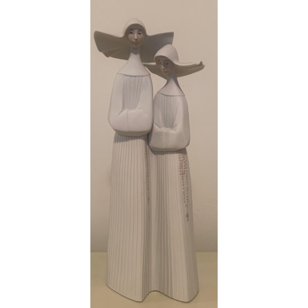 LLADRO Porcelain 'Monjas' Sisters 13T