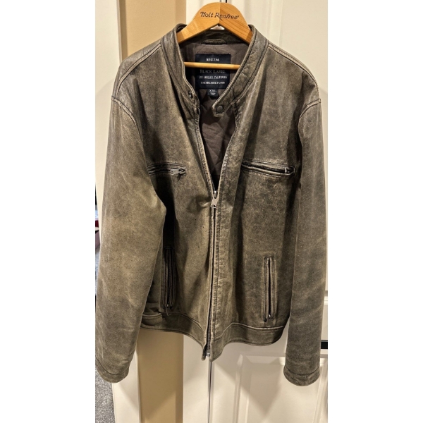 Lucky Brand XXL Leather Jacket & Roo Rock Jacket 
