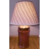 Image 2 : Ceramic Table Lamp With Milk Can Design and Fabric Shade