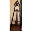 Image 4 : Antique Rococo-Style 20th Century Mahogany Rustic Hand Carved Easel