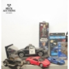 Image 2 : Vintage-Style Cars, A Police Car, A Yellow Jeep, A Red Sports Car, And A Blue Sports Car.  Baseball 