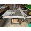 Image 1 : craftsman 100 inch table saw in amazing condition with true rip by King industrial for straight cuts