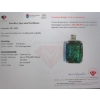 Image 3 : 13.2 ct Certified Silver Emerald gemstone Pendant ($11,200 Appraisal)