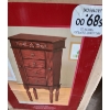 Image 4 : Metal Postal Lockbox w/ Key, Jewelry Box Stand (New in Box/ Box Damaged)