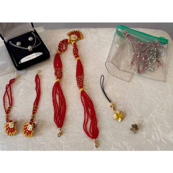 Ladies Costume Jewellery Collection - Merlot Colored & more