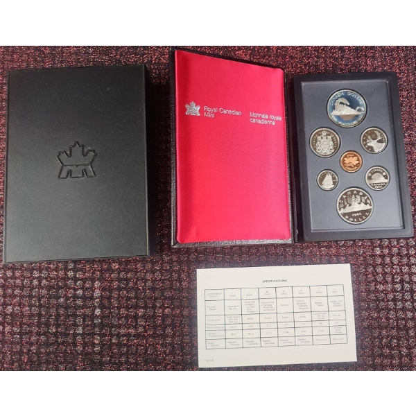 1986 Canadian Proof Like Coin Set