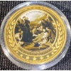 Image 1 : The Plains Of Abraham 24K Gold Plated Proof Coin