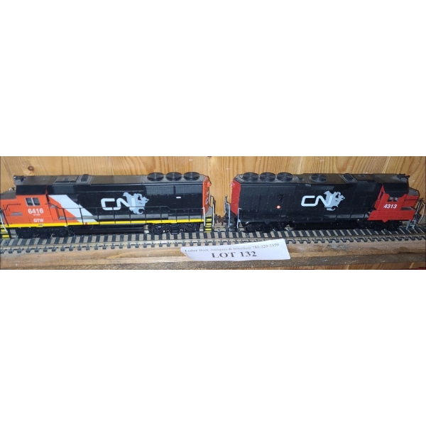 Model Diecast Locomotives CN 6416 & 4313