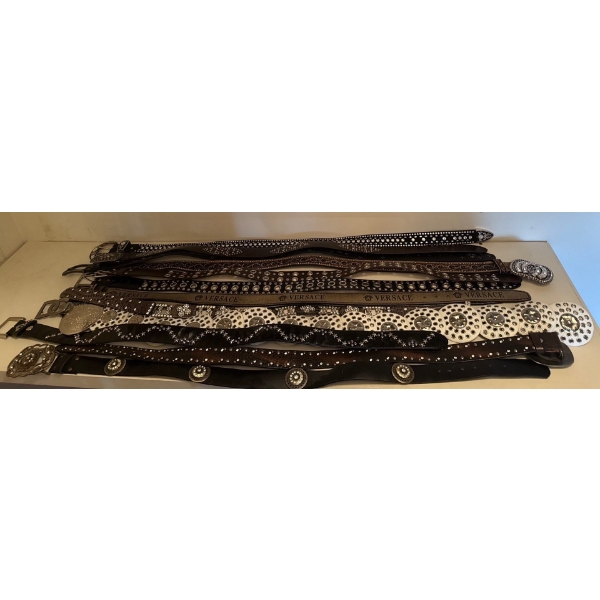 Belt Collection, As Pictured, Western Heavy, Incl. Leather and Mexican 