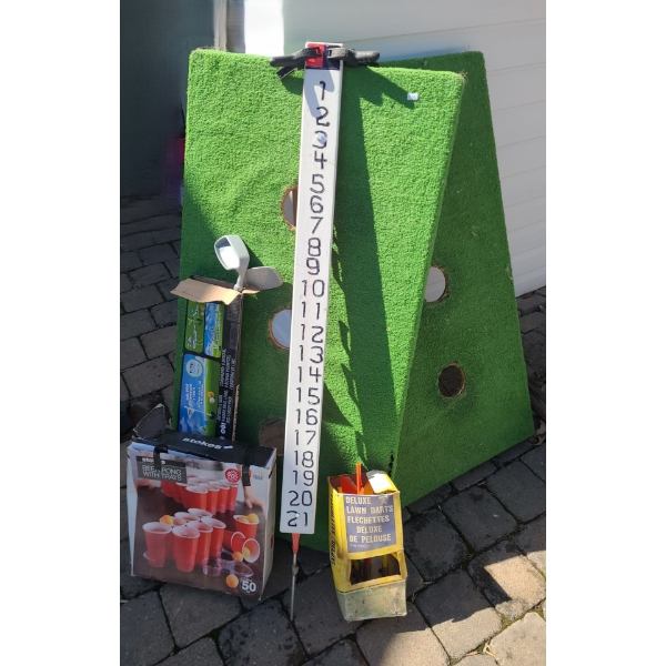 Garden Games- Putt Green/ Cornhole Toss  24 X 48, Putting Game and More!