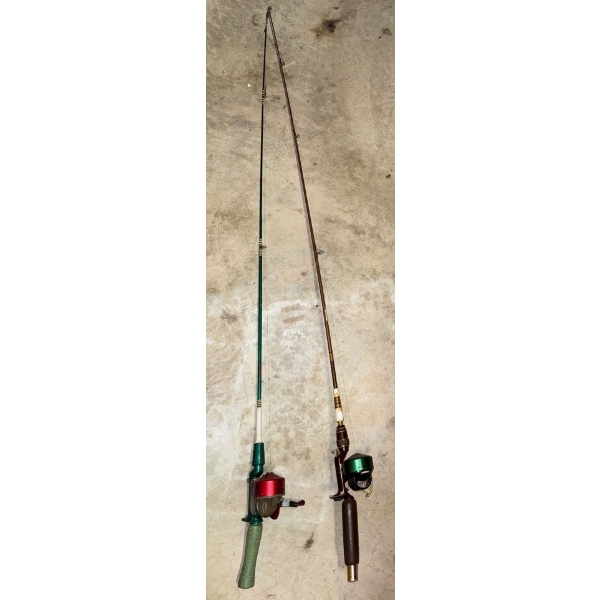 Two Vintage Fishing Rods-Aquq-Sport 595 & Johnson Laker Model L40
