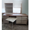 Image 1 : Utility Desk with Drawers 71 w, 30 h, 20 d, also Includes: Garage Side Table and Bookcase