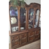 Image 2 : China Cabinet w/ Glass Doors and Bottom Storage 66 W, 18 D, 79 T