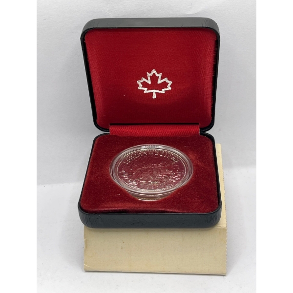 Canadian 100th Anniversary of the Arctic Territories Silver Dollar .500 23.32g