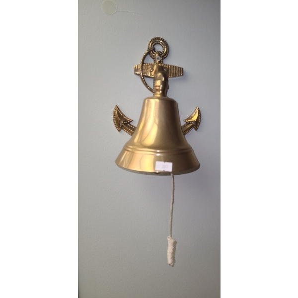 Brass Bell Wall Decor 6.5 W, 8 T 