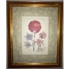 Image 5 : Merlot & Gold Motif Bathroom Bundle - Floral Shower Curtain Wall Hangings Decor & More