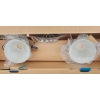 Image 2 : Altair Lighting 4 Light Bath Bars, Alabaster Glass, Pewter Finish