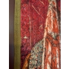 Image 3 : Vintage French Floral Tapestry, Medieval Style, w/ Poles - Together Measure ~50Wide