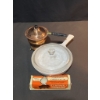 Image 1 : CorningWare Browning Skillet and Copper Fondue Pot