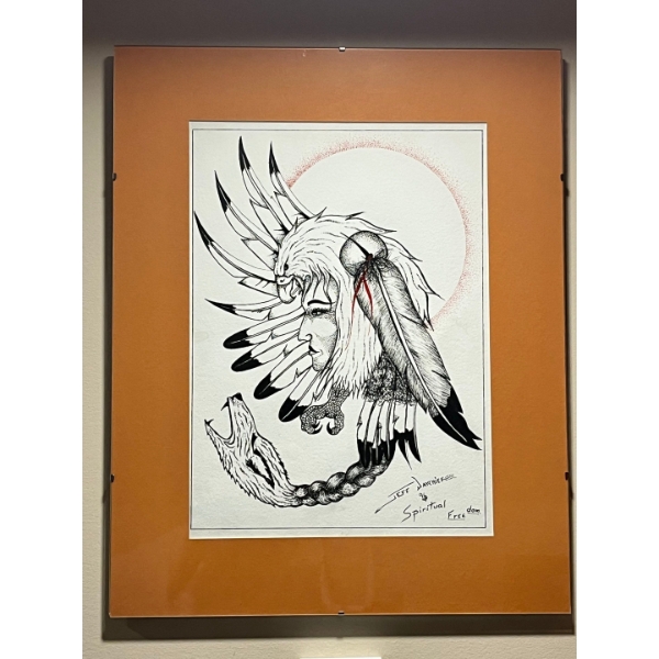 Original Artwork by Jeff Jaykhief Local to Rocky Mountain House, titled Spiritual Freedom
