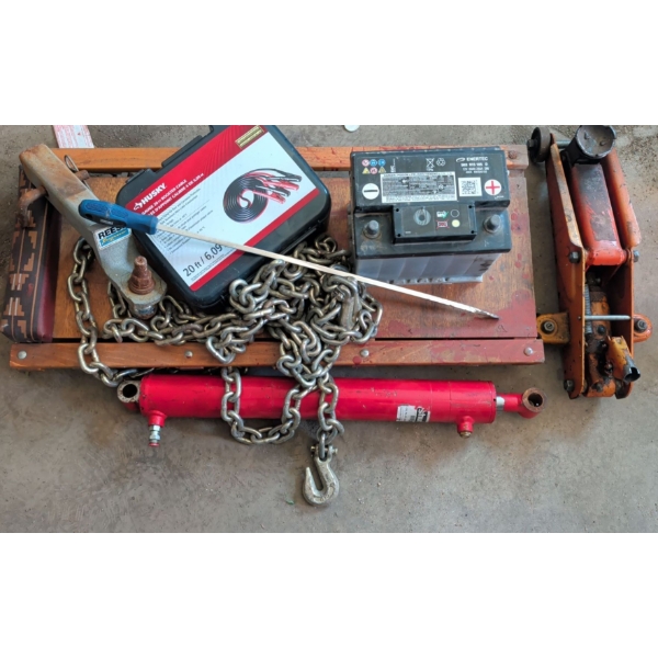 Auto Essentials - Creeper New Booster Cables Battery(Untested) & More