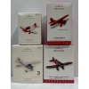 Image 1 : Vehicles- Culvert Cadet, Lockheed Cadet 5B, Cessna 195, Travel Air Model R  Hallmark Ornaments 