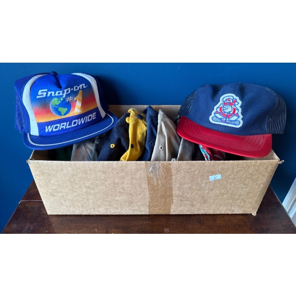 Head Gear - Vintage Sport Caps Trucker Hats & Promotional Wear - 12+ Pieces 