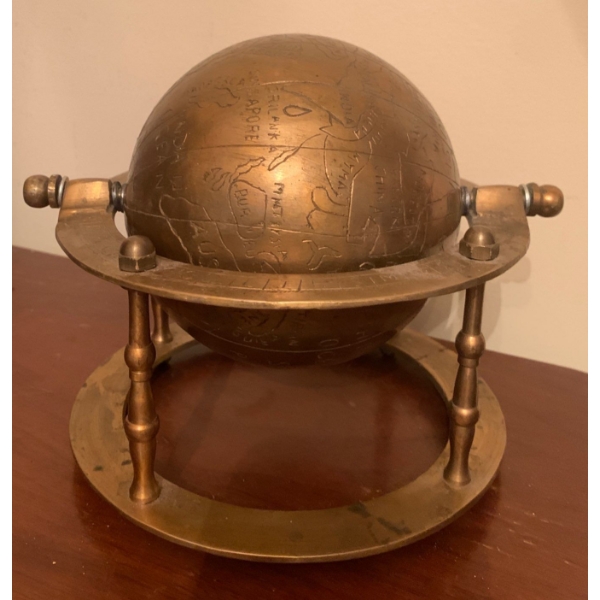 Solid Brass Decorative Globe 7T