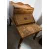 Image 1 : Vintage Secretary Desk  w/ Drawers &  Cubby Holes 17"x 23"x 34"tall  Needs Some TLC & New Home