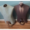 Image 1 : Pair of Vintage Torso Display/Sewing Mannequins on Stands 36 h & 34 h