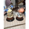 Image 7 : Decor Feat. Indigenous/Cultural Pottery, Bird Bone China, Stained Glass Birds,  Wood Sculptures