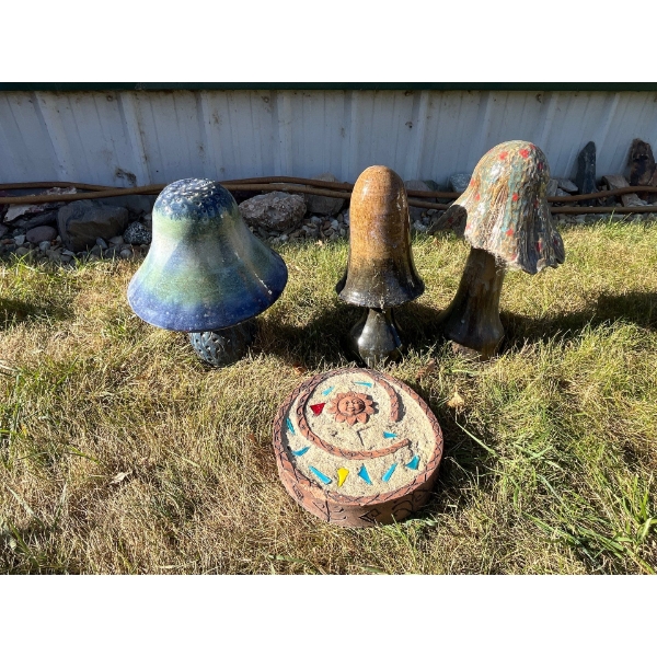  Collection of ceramic mushrooms for your yard decorations