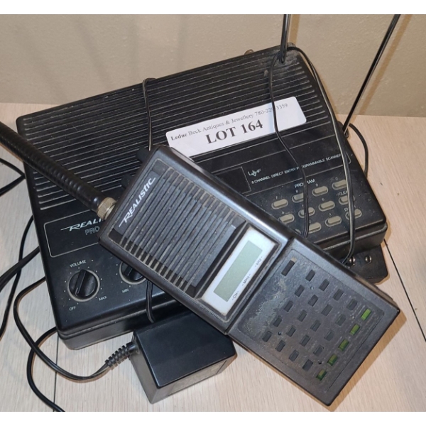 Vintage Realistic Model PRO59 8 Chanel Scanner & Netset Pro2033 Scanner