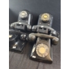 Image 2 : Vintage Rotary Dial Phones- Including Etelco England Phone- Wall and Desk Styles- Black