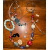 Image 1 : Decorative Tribal Style Stone Embelished Fashion Jewelry Collection - Letter 'A'