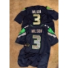Image 7 : Seahawks Wilson #3 Autographed Jersey Size 40 and Tee Size 40