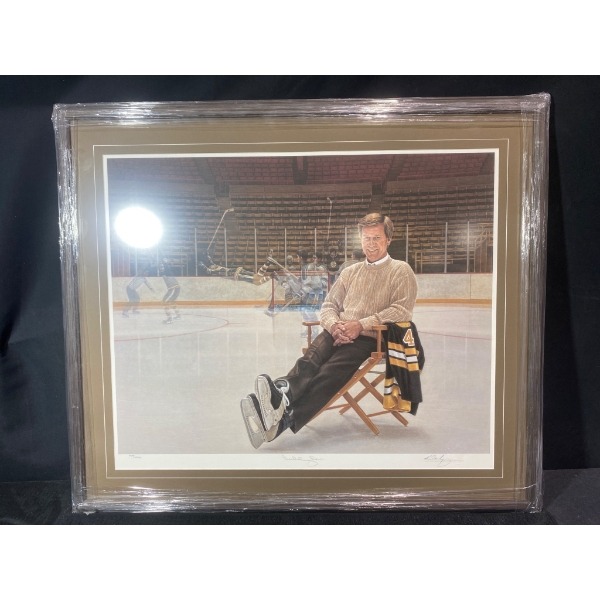 Framed Limited Edition Signed Print, Bobby Orr by Artist Kevin Daniel