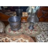 Image 3 : Gorgeous Floral Linen Collection w/ Heavy Solid Decorative Tin, Candle Holder 