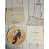 Image 6 : Norman Rockwell Plates Collection It Comes With Its Original Box And A Certificate Of Authenticity. 