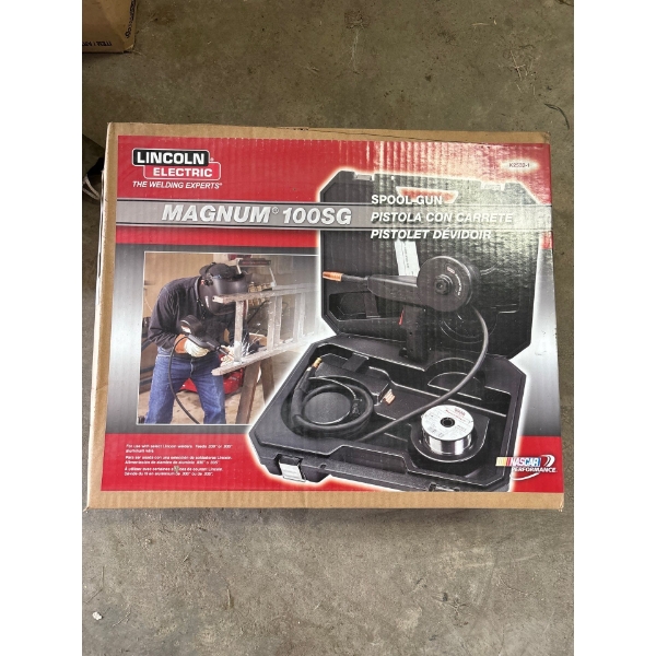  Lincoln electric magnum 106G spool gun for welding aluminum new never been used